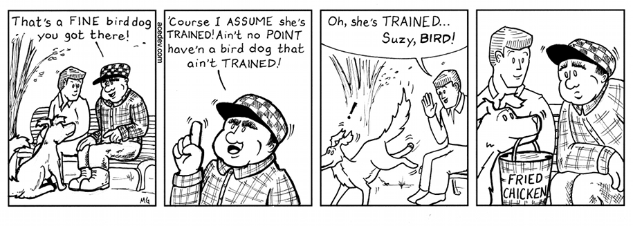 acedev comic, webcomic for Friday 13 Jan 2017
